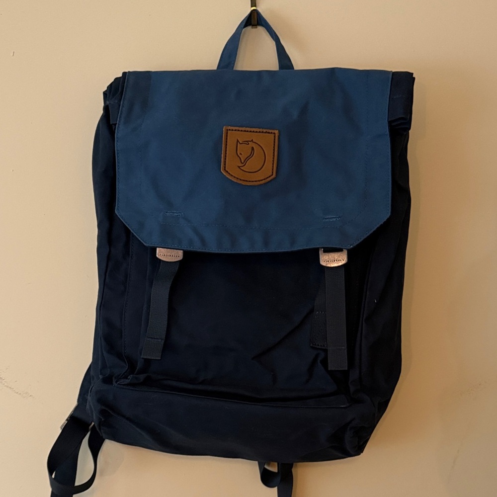 Fjallraven Blue and Navy foldsack Backpack